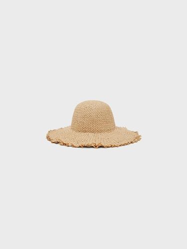 Lil'Atelier Fenjo stråhatt - white pepper
