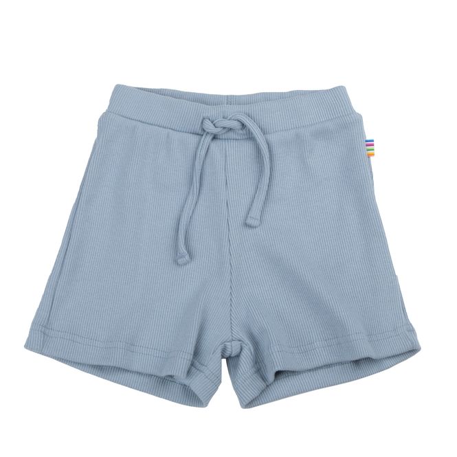 Hovedbilde Joha Cotton Rib shorts til barn - støvblå