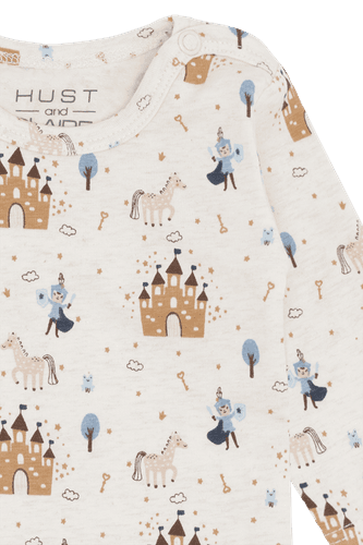 Hust & Claire Bebe Fairytale body til baby - baby blue