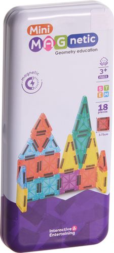 Magnetiske byggeklosser, 18 deler
