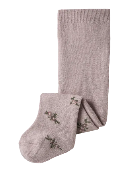 Hovedbilde Name It Wak Small flower Ullstrømpebukse til baby ...