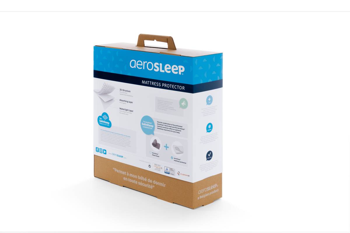 Aerosleep SafeSleep 3D Madrassbeskytter 60 x 120