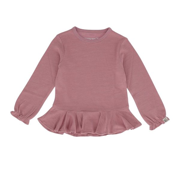 Hovedbilde Gullkorn Amfis ull/bambus rysje genser til barn - ...