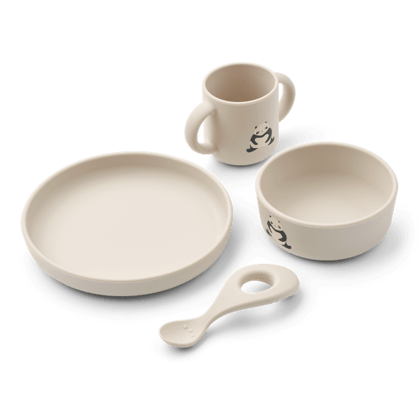 Hovedbilde Liewood Vivi spisesett - Panda / Sandy