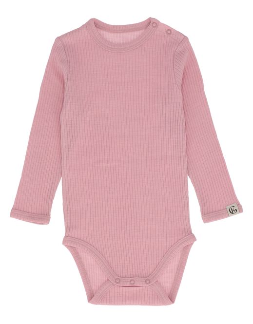 Hovedbilde Gullkorn Chalk Baby ull body - lillarosa