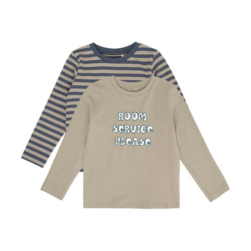 Minymo 2 pk longsleeve til barn - fungi