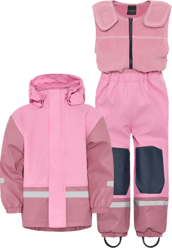 Didriksons Boardman Regnsett til barn - light heather pink