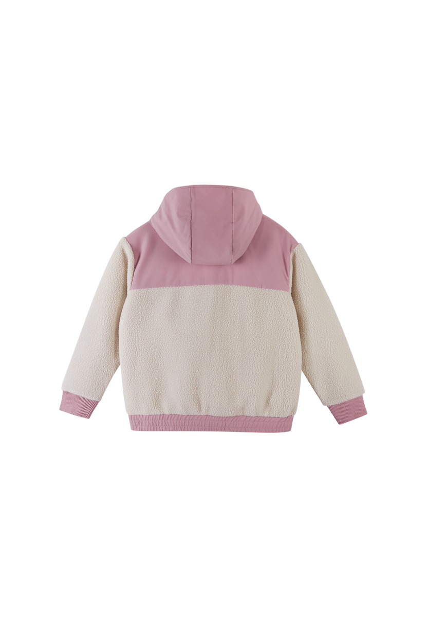 Reima Samota teddyfleece jakke - grey pink