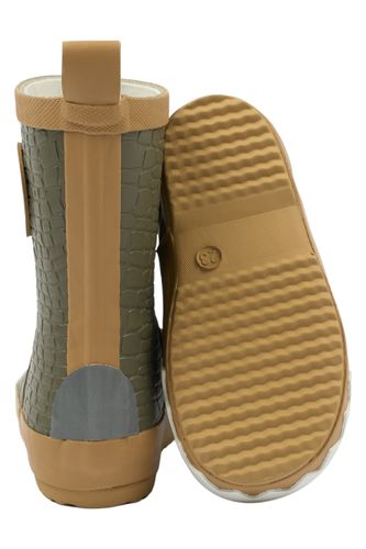 Mikk-Line 3D Dragon Gummistøvler til barn - dusty olive
