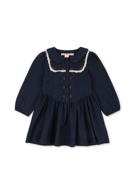Hovedbilde Konges Sløjd Emmy Kjole til barn - dark navy