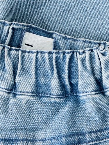 Lil'Atelier Deva denimbukse til baby - medium blue denim
