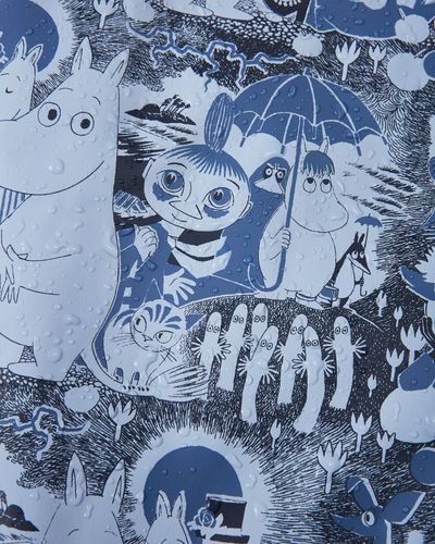 Reima Moomin Rapakko regndress til barn - airy blue