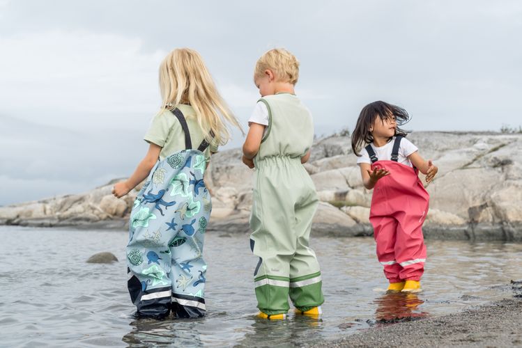 Didriksons Boardman Regnsett til barn - light algae green