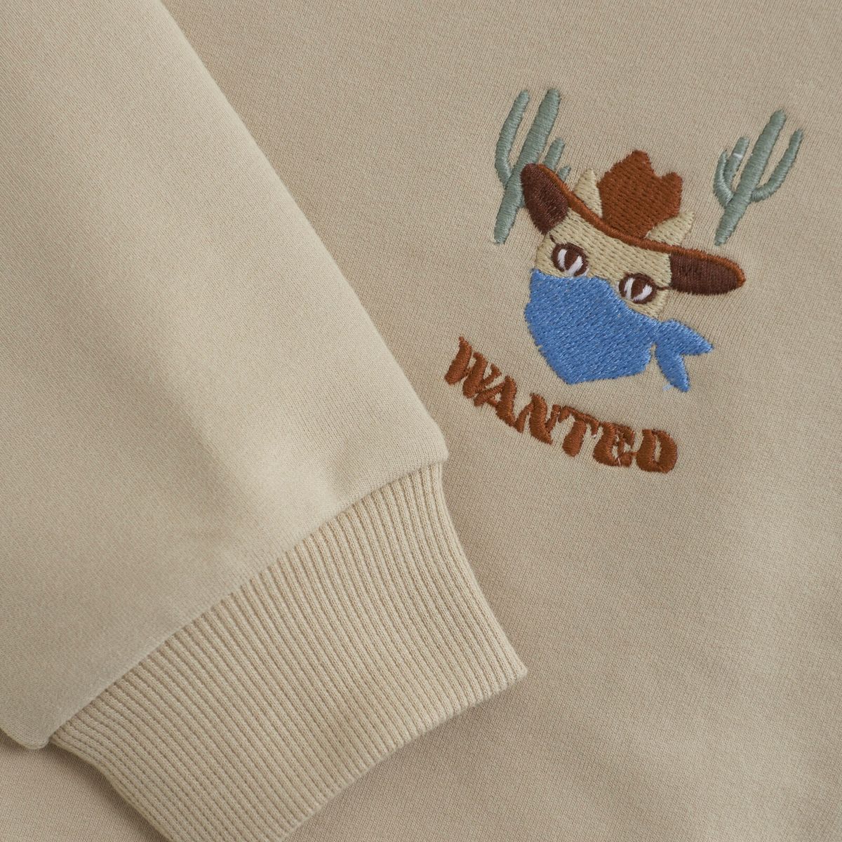 Huttelihut Wanted Sweatshirt til barn - irish cream 