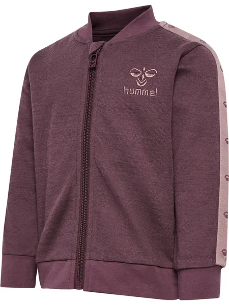 Bilde av Hummel Wulbato ull/bomull zip jakke - huckleberry