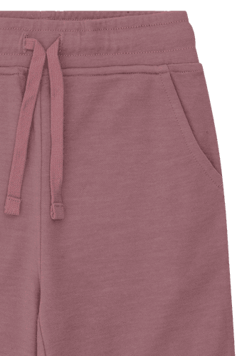 Hust & Claire Galon ull/bambus bukse - pale mauve
