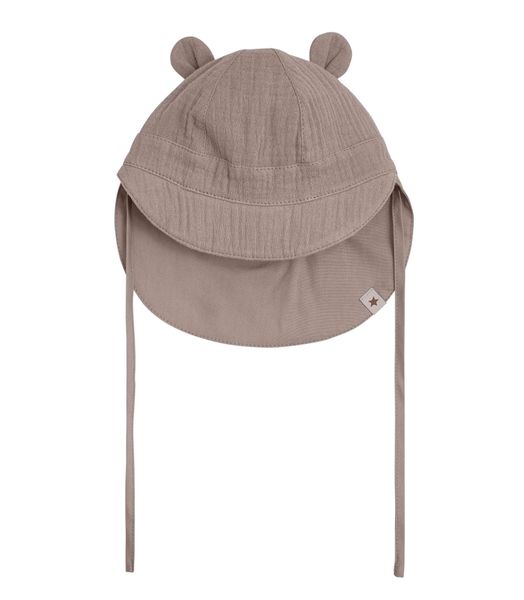 Hovedbilde Huttelihut Muslin solhatt med ører til baby - ...