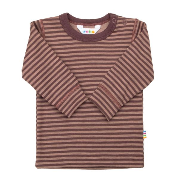 Hovedbilde Joha Mini stripe ull trøye - rosa