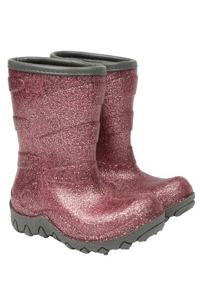 Hovedbilde Mikk-Line Thermo støvel - glitter burlwood