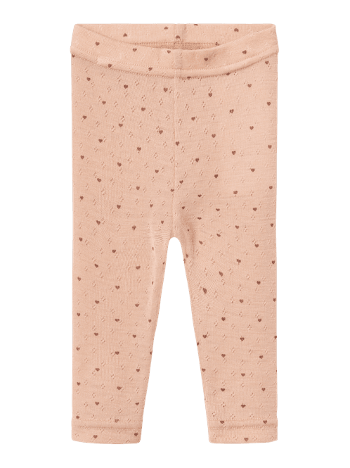 Hovedbilde Lil Atelier Nava ull leggings - rugby tan
