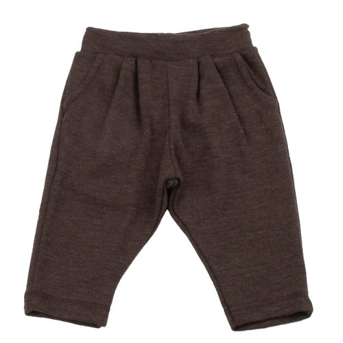 Joha Wool melange bukse - mørk brun