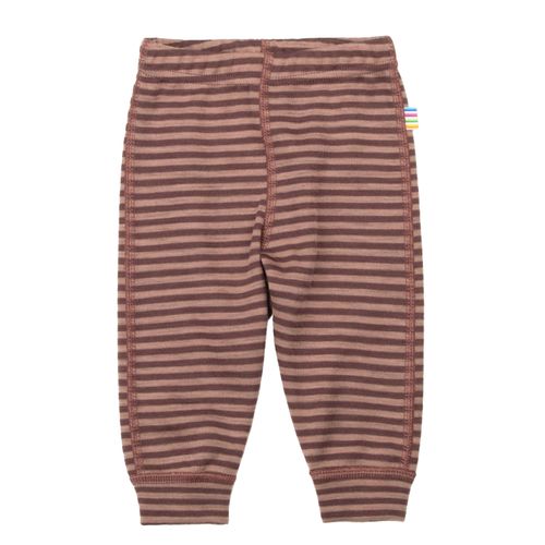 Joha Mini stripe ull leggings - rosa