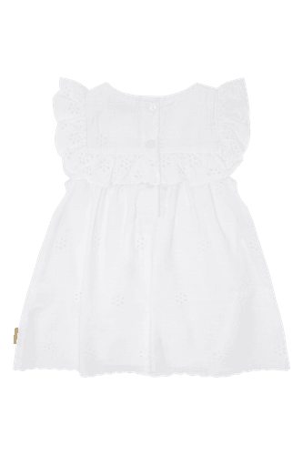 Hust&Claire Kirsti kjole til baby - white