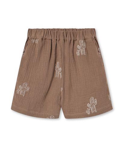 Fliink Hello shorts til barn - pine bark cactus