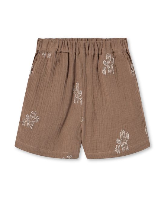 Hovedbilde Fliink Hello shorts til barn - pine bark cactus