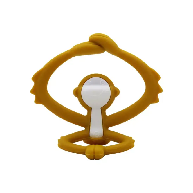 Hovedbilde MOMBELLA Hugging Monkey biteleke - curry