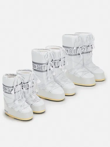 Moon Boot Icon Nylon til barn - white