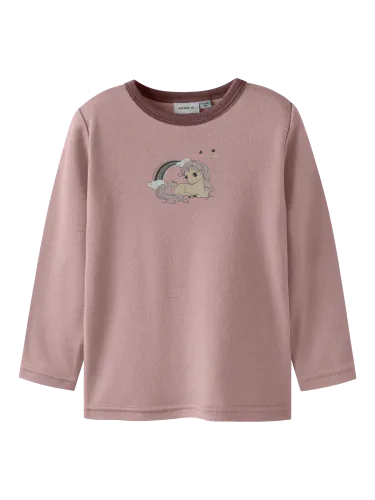 Name It Willit ulltrøye til barn - antler unicorn