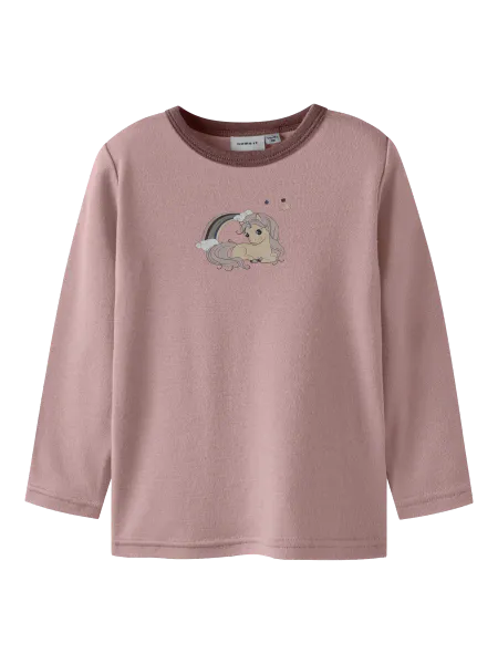 Hovedbilde Name It Willit ulltrøye til barn - antler unicorn