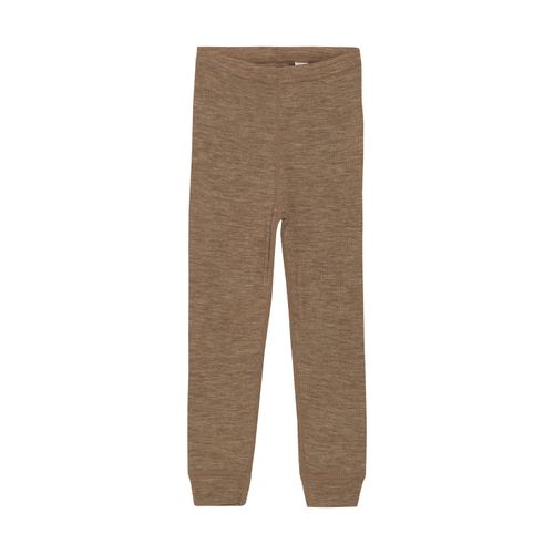 CeLaVi Solid Ull leggings til barn - Cocoa Creme