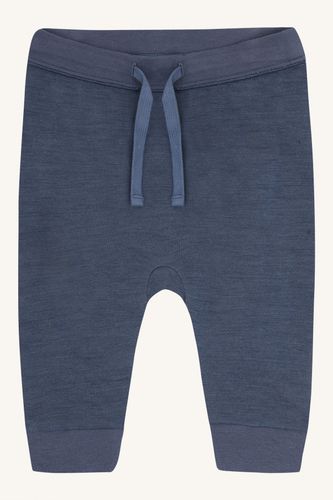 Hust & Claire Gaby ull/bambus joggebukse - vintage indigo