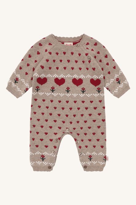 Hovedbilde Hust & Claire Mill heart heldress - biscuit