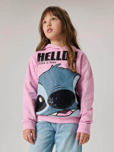 Name It Folbana Stitch genser - full blooming pink