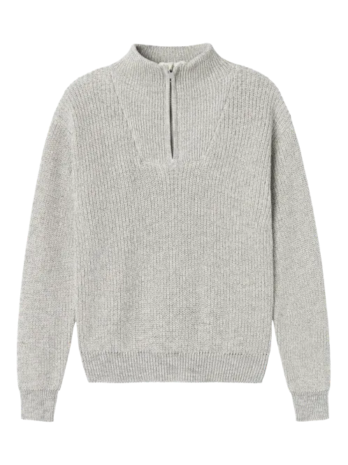 Hovedbilde Name It Safalle halfzip genser - grey melange