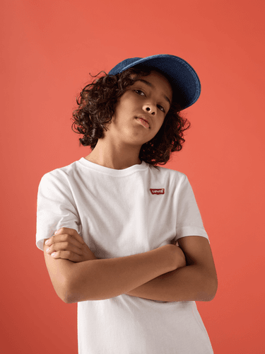Levis Batwing chest hit logo t-skjorte unisex - white