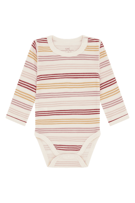 Hovedbilde Hust & Claire Baloo 3 Stripes ull/bambus body - ...