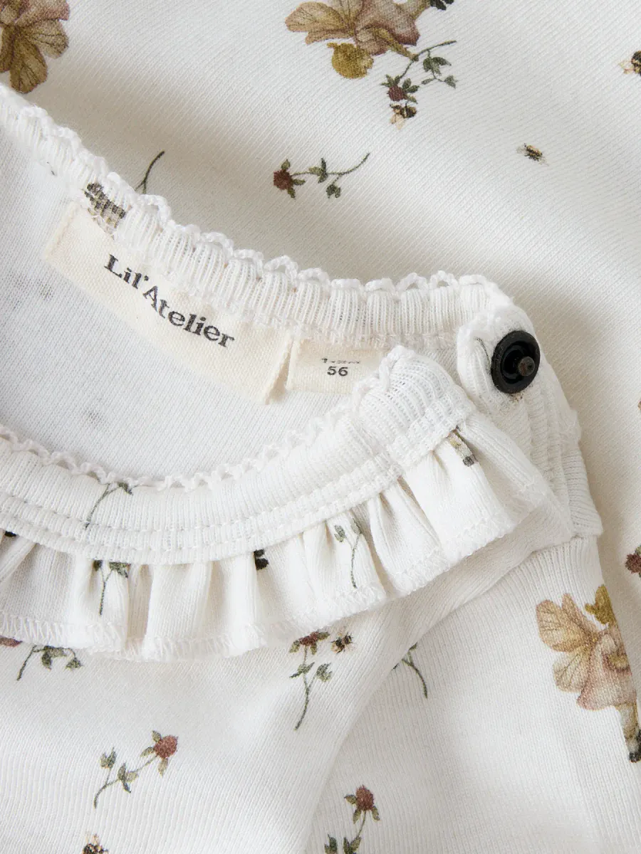 Lil'Atelier Fairy slim body til baby - turtledove