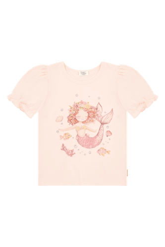 Hust & Claire Alma Mermaid t-skjorte til barn - quartz
