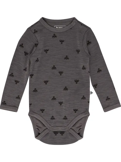 Hovedbilde Hummel Mini ull/bambus body - charcoal gray