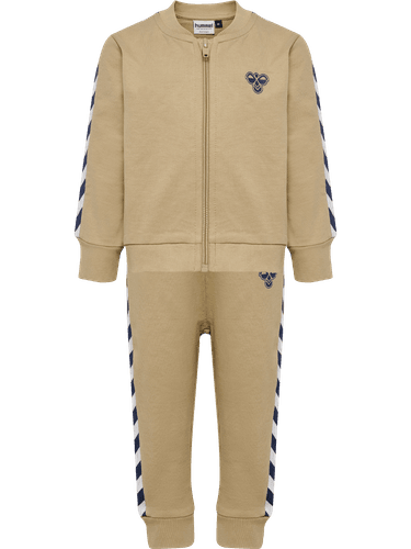 Hummel Mini Chevron Joggedress til barn - cornstalk