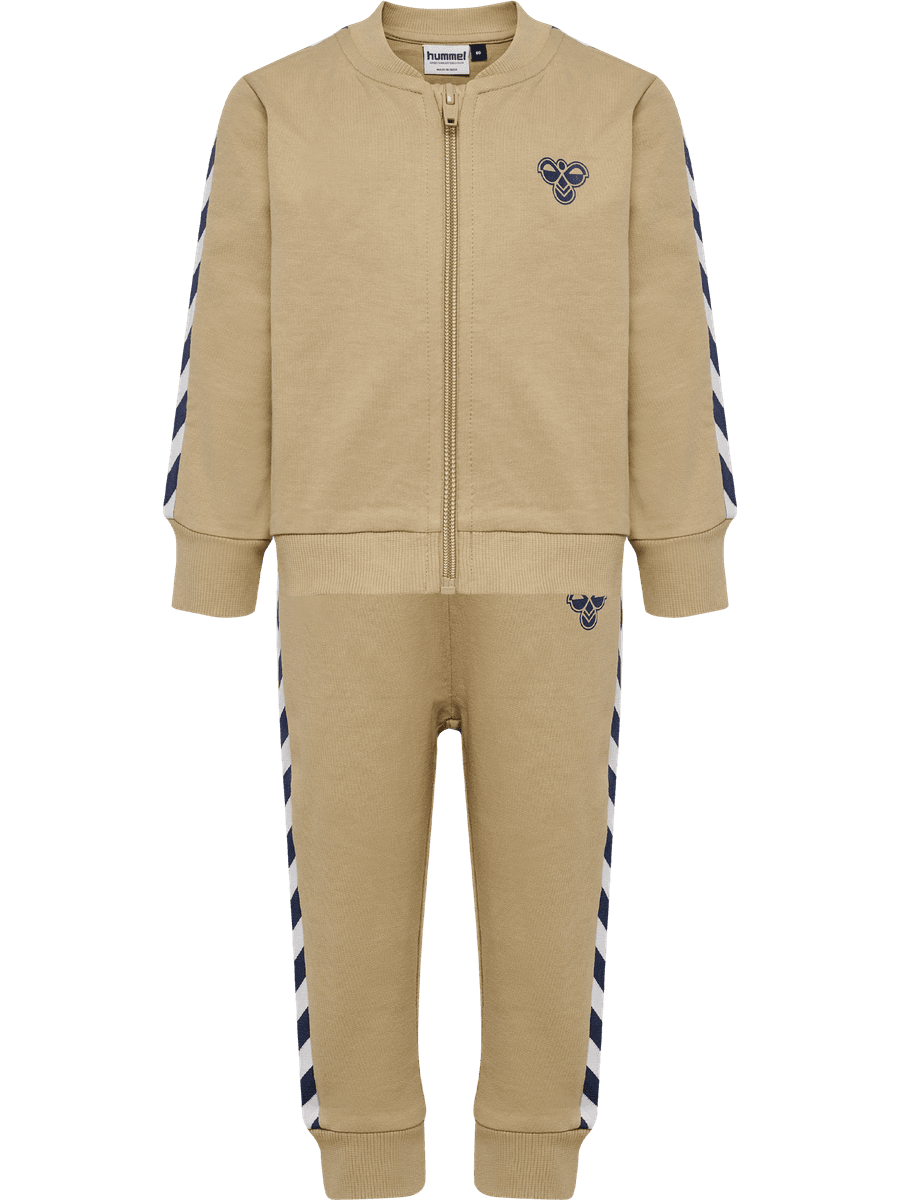 Hummel Mini Chevron Joggedress til barn - cornstalk