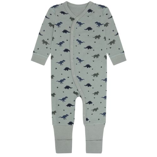 Hust & Claire Manu Dino ull/bambus heldress - slate green