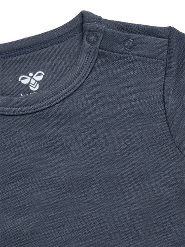 Hummel Mini ull/bambus soild body - ombre blue