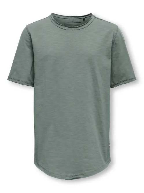 Hovedbilde Only & Sons junior Benne T-skjorte - castor gray