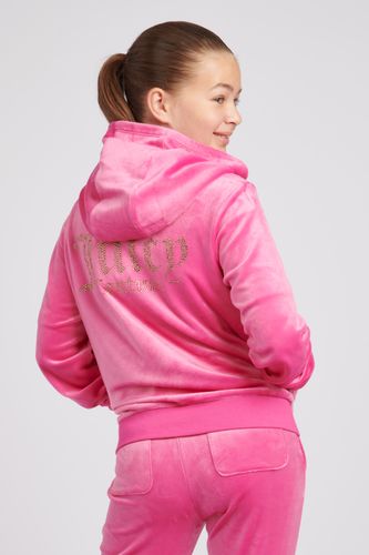 Juicy Couture Diamante velour bootcut - fuchsia purple