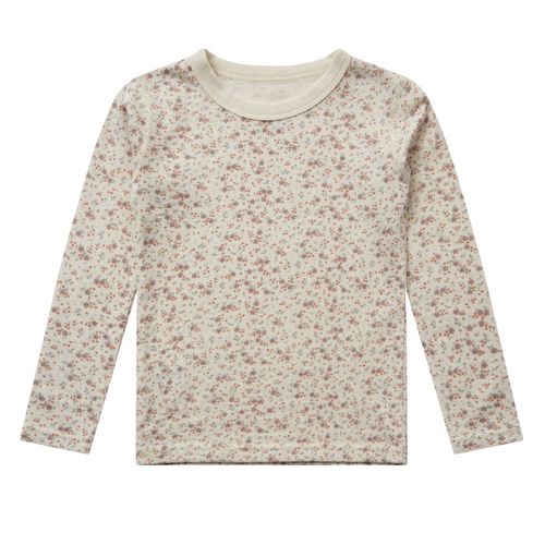 Hust & Claire Abba Tiny ull/bambus trøye til barn - off white